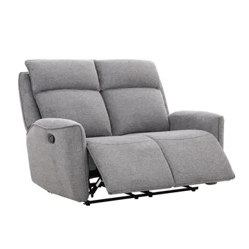 Reclinersofa Östvik 2-personers med manuel mekanisme - grå - Møbler - Sofaer - Recliner sofaer - 2 personers biografsofa & reclinersofa