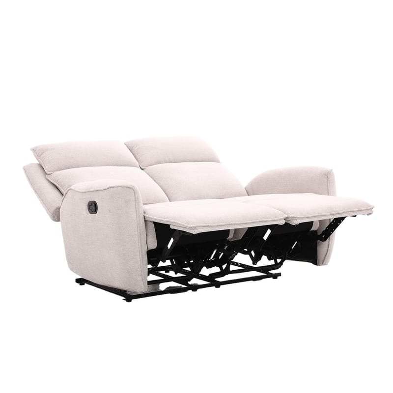 Reclinersofa Östvik 2-personers med manuel mekanisme - beige - Møbler - Sofaer - Recliner sofaer - 2 personers biografsofa & reclinersofa