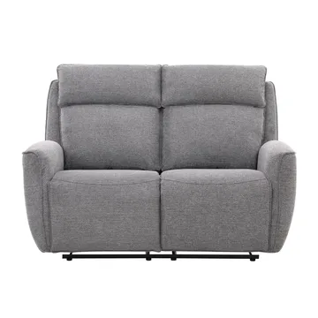Reclinersofa Östvik 2-personers med manuel mekanisme - grå - Møbler - Sofaer - Recliner sofaer - 2 personers biografsofa & reclinersofa
