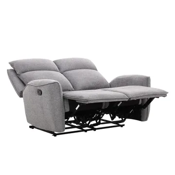 Reclinersofa Östvik 2-personers med manuel mekanisme - grå - Møbler - Sofaer - Recliner sofaer - 2 personers biografsofa & reclinersofa