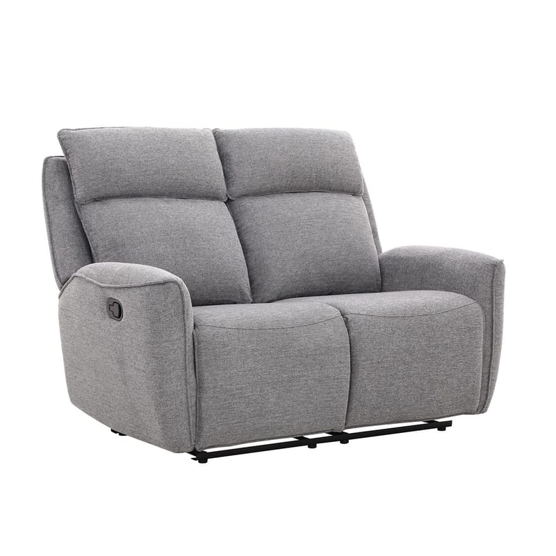 Reclinersofa Östvik 2-personers med manuel mekanisme, grå