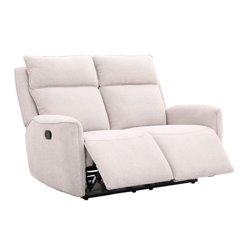 Reclinersofa Östvik 2-personers med manuel mekanisme - beige - Møbler - Sofaer - Recliner sofaer - 2 personers biografsofa & reclinersofa