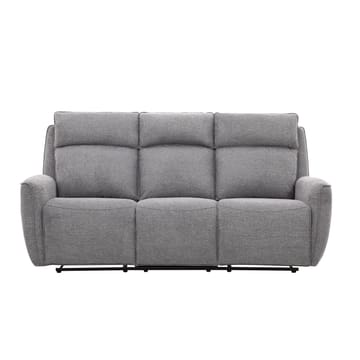 Reclinersofa Östvik 3-personers med manuel mekanisme - grå - Møbler - Sofaer - Recliner sofaer - 3 personers biograsofa & reclinersofa