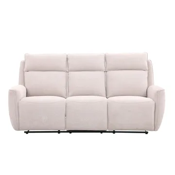 Reclinersofa Östvik 3-personers med manuel mekanisme - beige - Møbler - Sofaer - Recliner sofaer - 3 personers biograsofa & reclinersofa