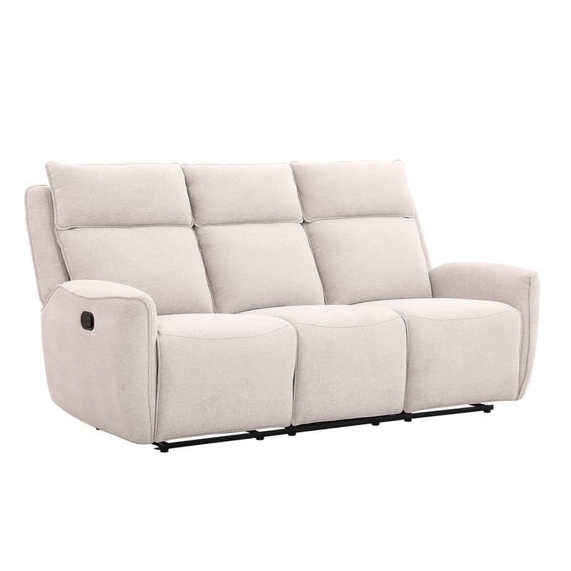 Reclinersofa Östvik 3-personers med manuel mekanisme, beige