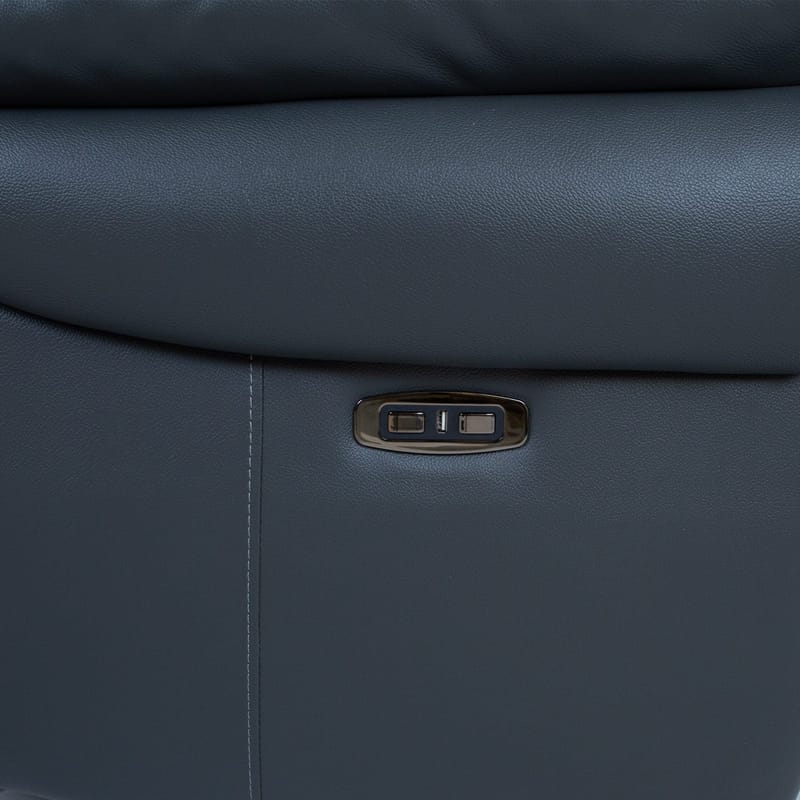 Reclinersofa Dalsor 2-personers med elektrisk mekanisme - Mørkegrå - Møbler - Sofaer - Recliner sofaer - 2 personers biografsofa & reclinersofa