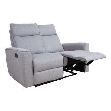 Reclinersofa Fjolna 2-personers med manuel mekanisme - grå - Møbler - Sofaer - Recliner sofaer - 2 personers biografsofa & reclinersofa