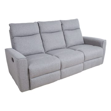Reclinersofa Fjolna 3-personers med manuel mekanisme - grå - Møbler - Sofaer - Recliner sofaer - 3 personers biograsofa & reclinersofa