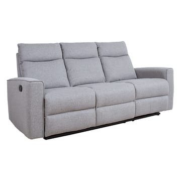 Reclinersofa Fjolna 3-personers med manuel mekanisme - grå - Møbler - Sofaer - Recliner sofaer - 3 personers biograsofa & reclinersofa