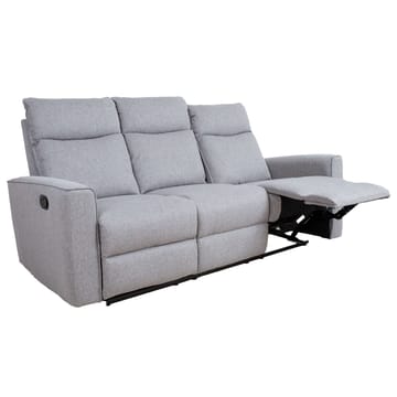 Reclinersofa Fjolna 3-personers med manuel mekanisme - grå - Møbler - Sofaer - Recliner sofaer - 3 personers biograsofa & reclinersofa