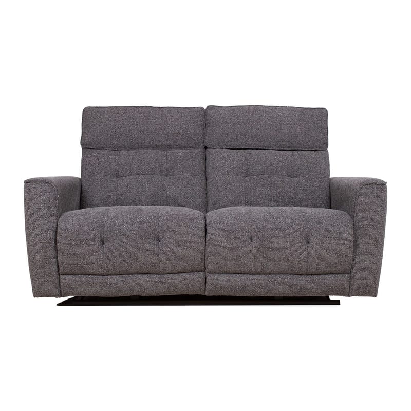 Reclinersofa Glendor 2-personers med elektrisk mekanisme - Grå - Møbler - Sofaer - Recliner sofaer - 2 personers biografsofa & reclinersofa