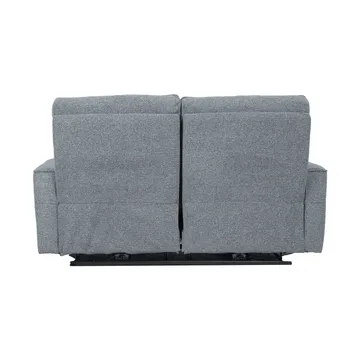 Reclinersofa Glendor 2-personers med elektrisk mekanisme - Blågrå - Møbler - Sofaer - Recliner sofaer - 2 personers biografsofa & reclinersofa