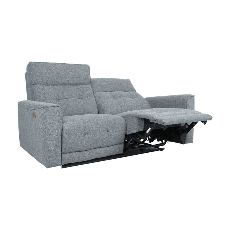 Reclinersofa Glendor 2-personers med elektrisk mekanisme - Blågrå - Møbler - Sofaer - Recliner sofaer - 2 personers biografsofa & reclinersofa