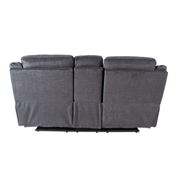 Reclinersofa Iskmar 2-personers med manuel mekanisme - grå - Møbler - Sofaer - Recliner sofaer - 2 personers biografsofa & reclinersofa