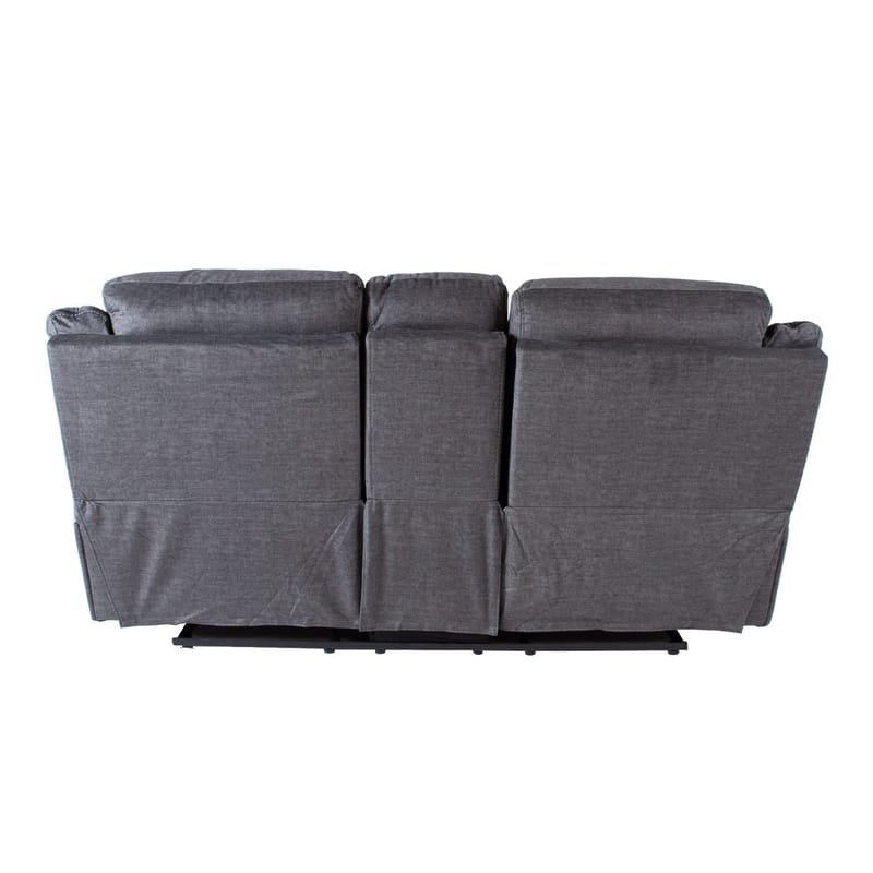Reclinersofa Iskmar 2-personers med manuel mekanisme - grå - Møbler - Sofaer - Recliner sofaer - 2 personers biografsofa & reclinersofa