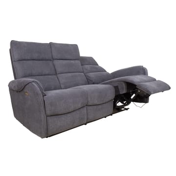 Reclinersofa Mörvik 3-personers med elektrisk mekanisme - blågrå - Møbler - Sofaer - Recliner sofaer - 3 personers biograsofa & reclinersofa
