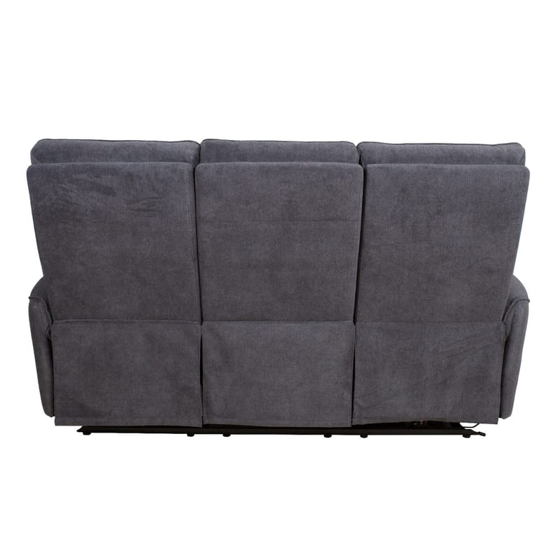 Reclinersofa Mörvik 3-personers med elektrisk mekanisme - blågrå - Møbler - Sofaer - Recliner sofaer - 3 personers biograsofa & reclinersofa