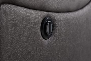 Reclinersofa med hjørne Comfort Living Singapore reclinersofa 3-personers kunstlæder Sort - Møbler - Sofaer - Recliner sofaer