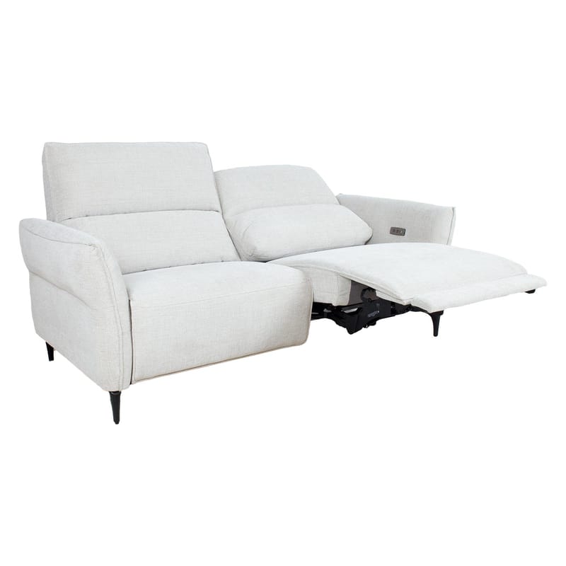 Reclinersofa Näsdal 3-personers med elektrisk mekanisme - lys beige - Møbler - Sofaer - Recliner sofaer - 3 personers biograsofa & reclinersofa