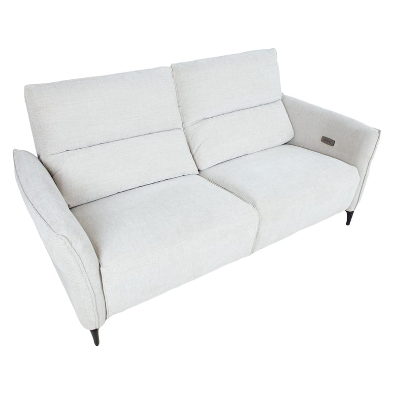 Reclinersofa Näsdal 3-personers med elektrisk mekanisme - lys beige - Møbler - Sofaer - Recliner sofaer - 3 personers biograsofa & reclinersofa