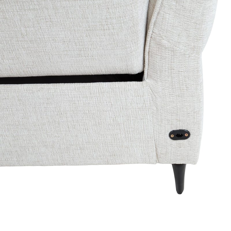 Reclinersofa Näsdal 3-personers med elektrisk mekanisme - lys beige - Møbler - Sofaer - Recliner sofaer - 3 personers biograsofa & reclinersofa