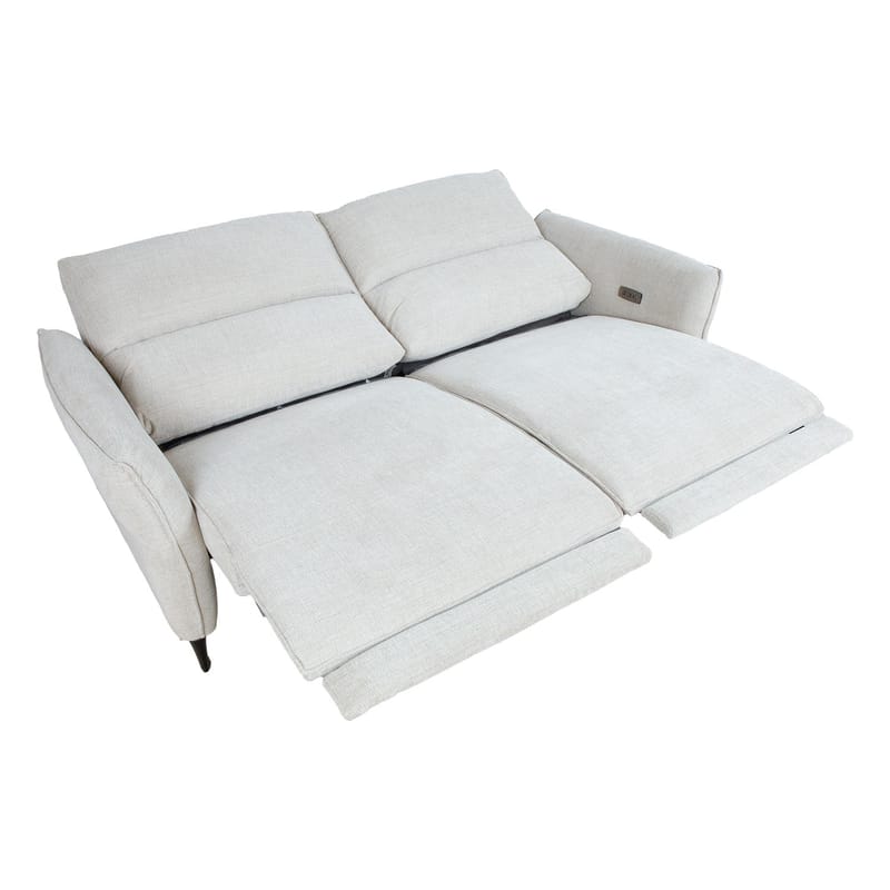 Reclinersofa Näsdal 3-personers med elektrisk mekanisme - lys beige - Møbler - Sofaer - Recliner sofaer - 3 personers biograsofa & reclinersofa