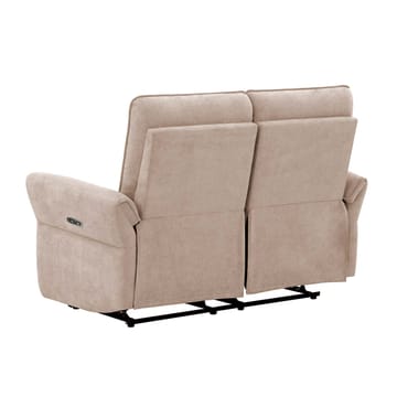 Reclinersofa Ravdal 2-personers med elektrisk mekanisme - lysebrun - Møbler - Sofaer - Recliner sofaer - 2 personers biografsofa & reclinersofa