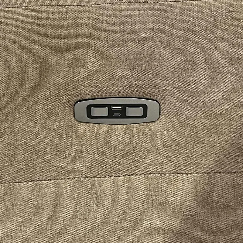 Reclinersofa Ravdal 2-personers med elektrisk mekanisme - lysebrun - Møbler - Sofaer - Recliner sofaer - 2 personers biografsofa & reclinersofa
