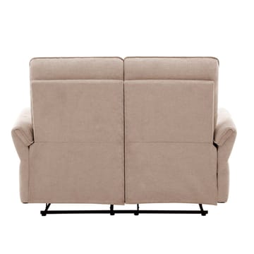 Reclinersofa Ravdal 2-personers med elektrisk mekanisme - lysebrun - Møbler - Sofaer - Recliner sofaer - 2 personers biografsofa & reclinersofa