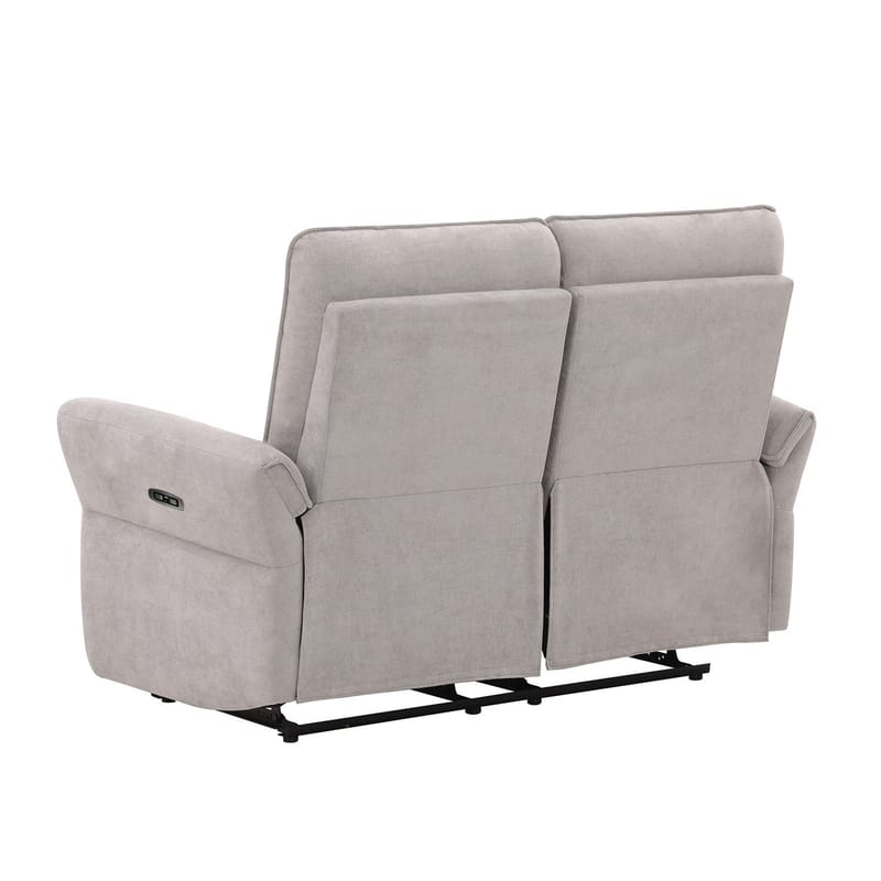 Reclinersofa Ravdal 2-personers med elektrisk mekanisme - grå - Møbler - Sofaer - Recliner sofaer - 2 personers biografsofa & reclinersofa