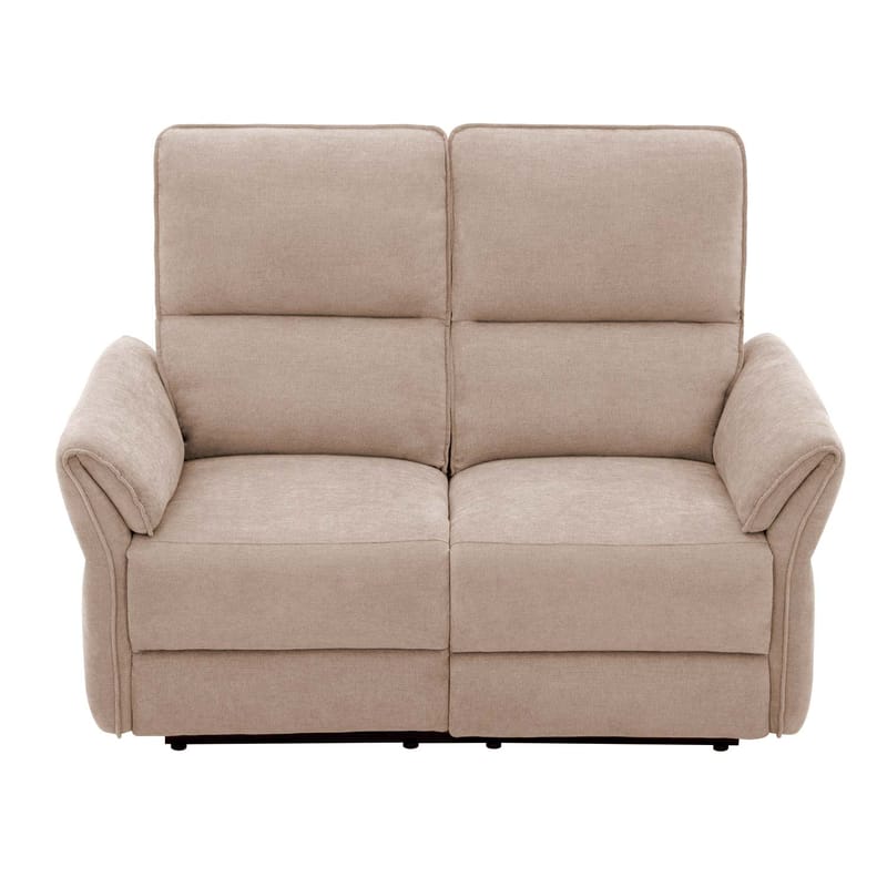 Reclinersofa Ravdal 2-personers med elektrisk mekanisme - lysebrun - Møbler - Sofaer - Recliner sofaer - 2 personers biografsofa & reclinersofa