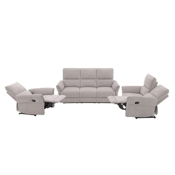 Reclinersofa Ravdal 3-personers med elektrisk mekanisme - grå - Møbler - Sofaer - Recliner sofaer - 3 personers biograsofa & reclinersofa