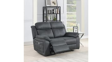 Reclinersofa Rindal 2-personers Elektrisk - grå - Møbler - Sofaer - Recliner sofaer - 2 personers biografsofa & reclinersofa