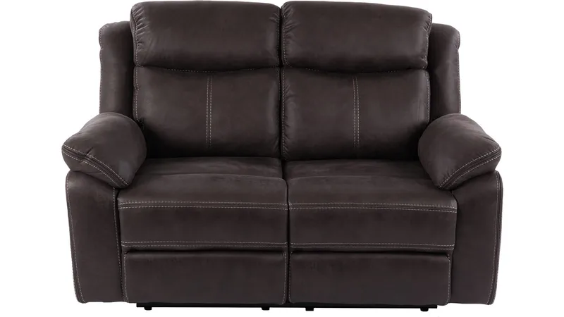 Reclinersofa Rindal 2-personers Manuel - brungrå - Møbler - Sofaer - Recliner sofaer - 2 personers biografsofa & reclinersofa