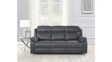 Reclinersofa Rindal 3-personers Elektrisk - grå - Møbler - Sofaer - Recliner sofaer - 3 personers biograsofa & reclinersofa