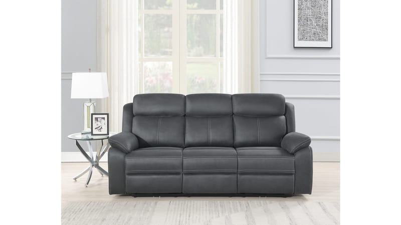 Reclinersofa Rindal 3-personers Elektrisk - grå - Møbler - Sofaer - Recliner sofaer - 3 personers biograsofa & reclinersofa