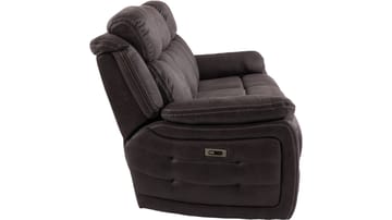 Reclinersofa Rindal 3-personers Manuel - brungrå - Møbler - Sofaer - Recliner sofaer - 3 personers biograsofa & reclinersofa