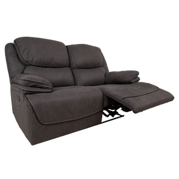 Reclinersofa Sälmar 2-personers med manuel mekanisme - grå - Møbler - Sofaer - Recliner sofaer - 2 personers biografsofa & reclinersofa