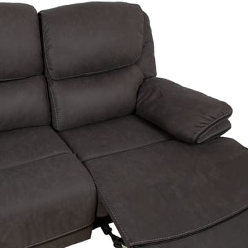 Reclinersofa Sälmar 2-personers med manuel mekanisme - grå - Møbler - Sofaer - Recliner sofaer - 2 personers biografsofa & reclinersofa