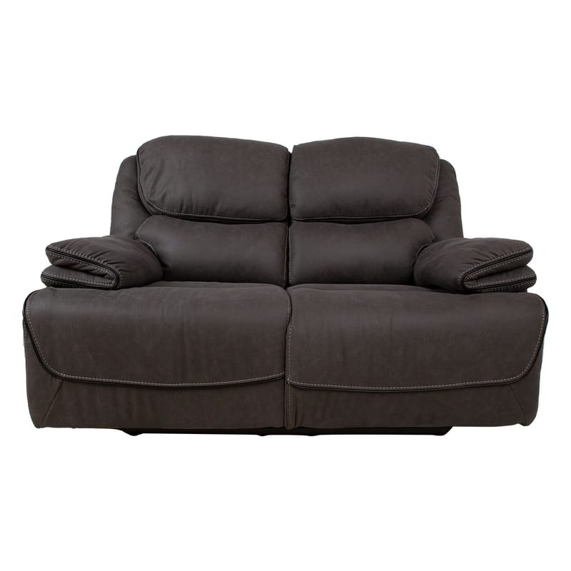 Reclinersofa Sälmar 2-personers med manuel mekanisme - grå - Møbler - Sofaer - Recliner sofaer - 2 personers biografsofa & reclinersofa