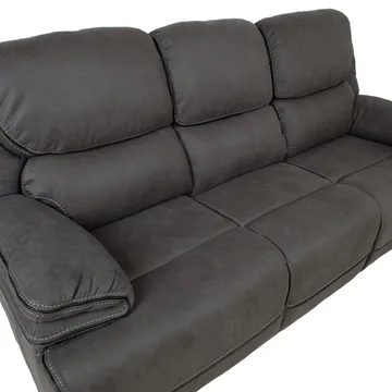 Reclinersofa Sälmar 3-personers med manuel mekanisme - grå - Møbler - Sofaer - Recliner sofaer - 3 personers biograsofa & reclinersofa