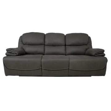 Reclinersofa Sälmar 3-personers med manuel mekanisme - grå - Møbler - Sofaer - Recliner sofaer - 3 personers biograsofa & reclinersofa