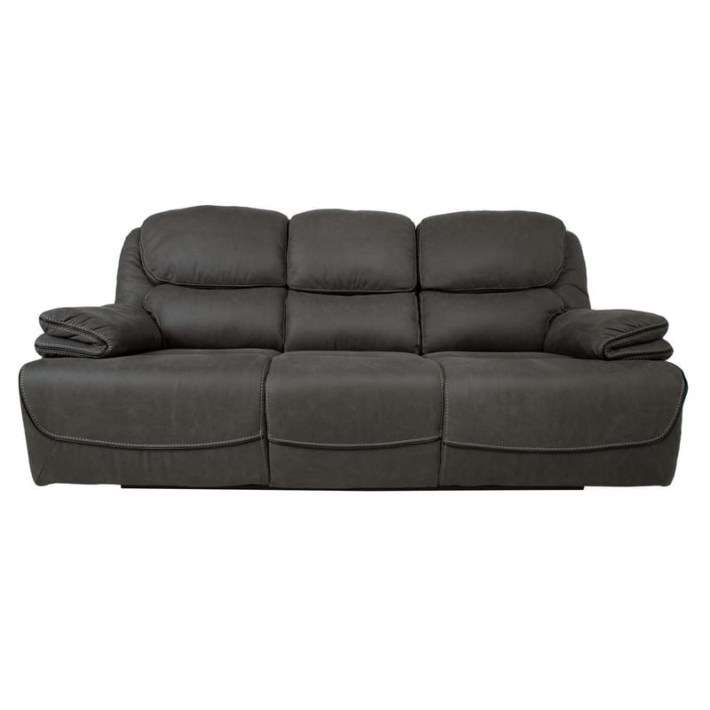 Reclinersofa Sälmar 3-personers med manuel mekanisme - grå - Møbler - Sofaer - Recliner sofaer - 3 personers biograsofa & reclinersofa