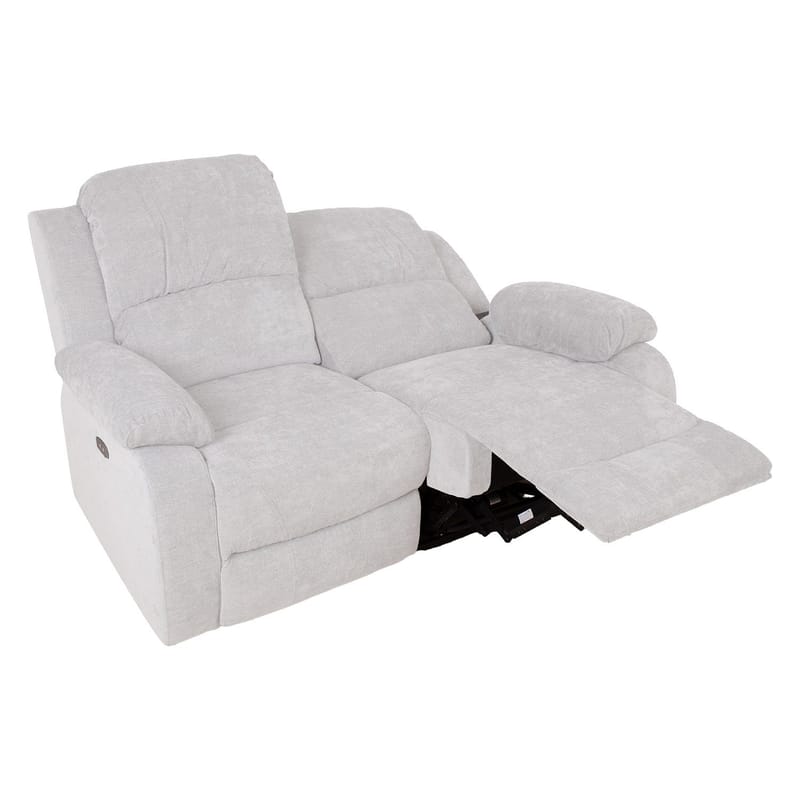 Reclinersofa Tränor 2-personers med elektrisk mekanisme - naturhvid - Møbler - Sofaer - Recliner sofaer - 2 personers biografsofa & reclinersofa