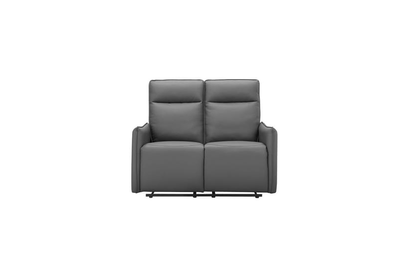 Reclinersofa uden hjørne Loft24 2-personers sofa Loft24 Lugo Grå Kunstlæder, undefined