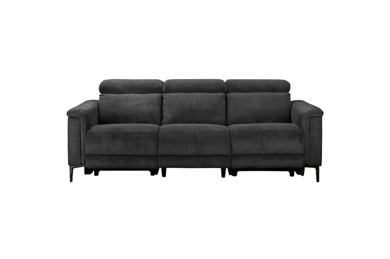 Reclinersofa uden hjørne Loft24 Lund reclinersofa 3-personers Grå, undefined