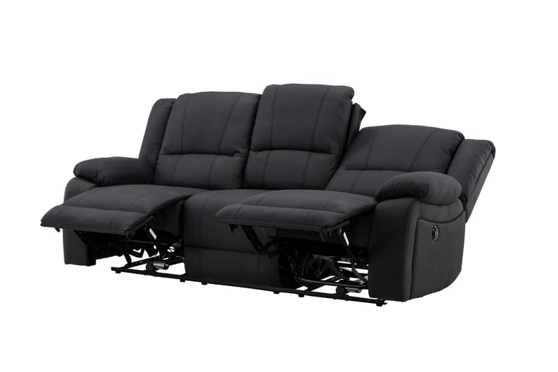 Reclinersoffa med hörn Comfort Living Black - Møbler - Sofaer - Recliner sofaer