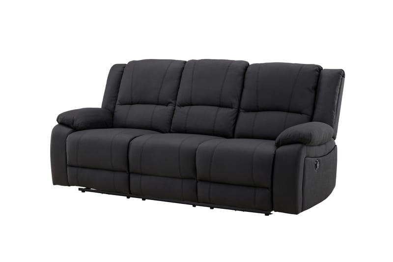 Reclinersoffa med hörn Comfort Living Black - Møbler - Sofaer - Recliner sofaer