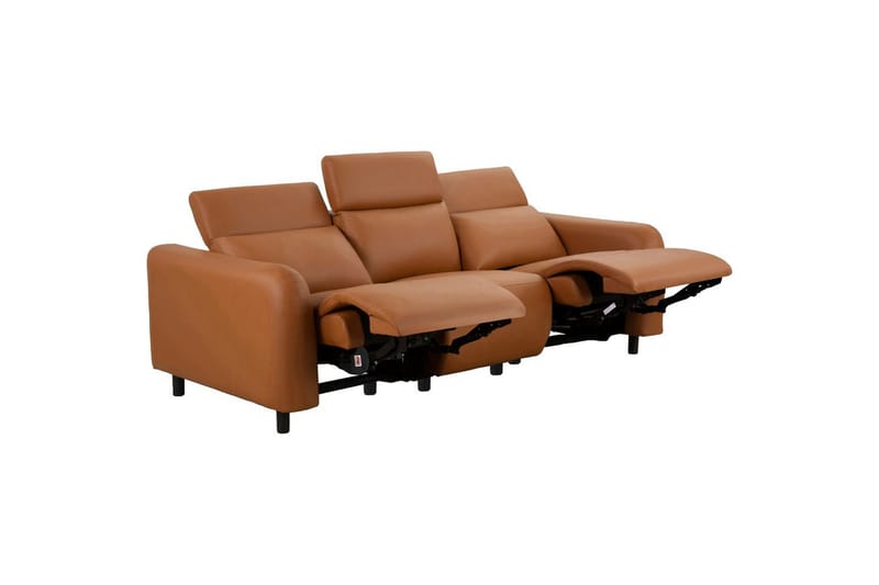 Skaane Reclinersofa 3-sæde - Brun - Møbler - Sofaer - Recliner sofaer - 3 personers biograsofa & reclinersofa