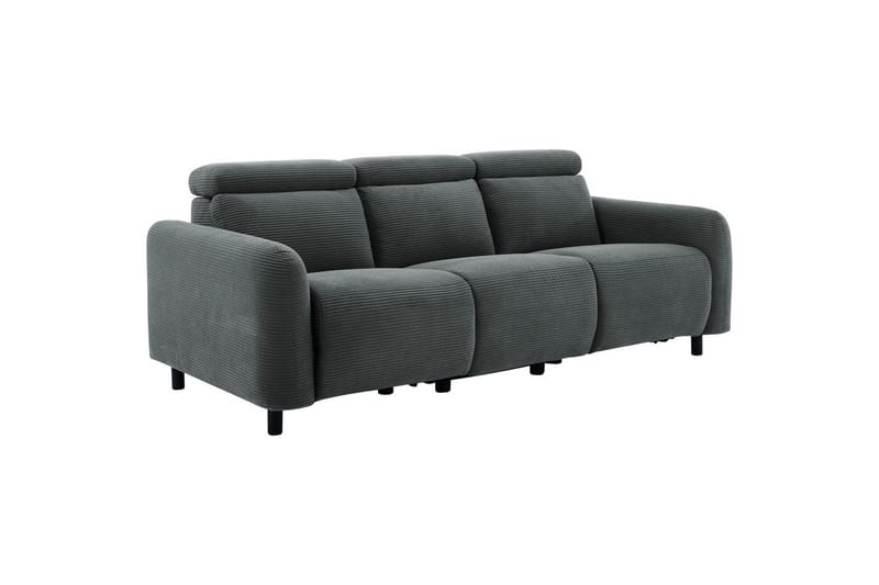 Skaane Reclinersofa 3-sæde - Grå - Møbler - Sofaer - Recliner sofaer - 3 personers biograsofa & reclinersofa